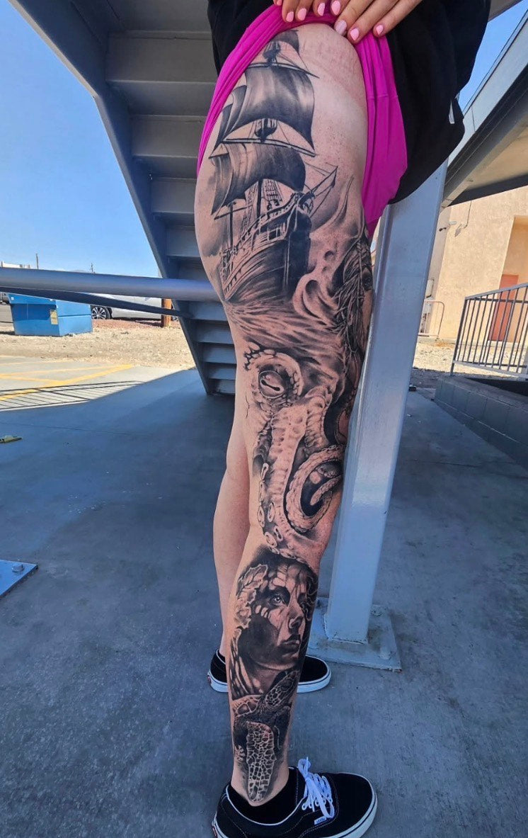 Full day Tattoo session w Eloy Duran